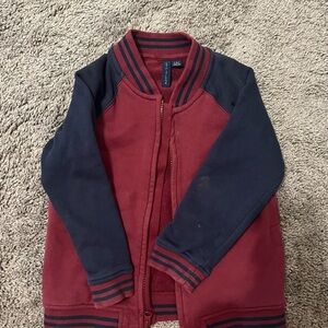 Janie and Jack Red and Navy Kids Jacket